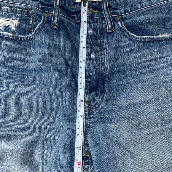 Madewell Distressed High Rise Dad Jean Size 27 - Picture 7 of 13